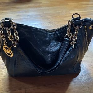 Michael Kors leather handbag.